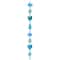 12 Pack: Aqua Heart & Flower Lampwork Glass Beads by Bead Landing™